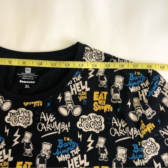 The Simpsons Twentieth Century Fox Film Matt Groening Allover Graphic T-Shirt XL - Picture 8 of 12